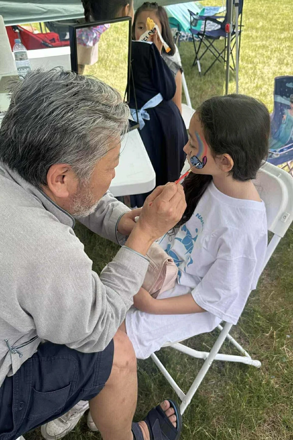 naadam festival face painting